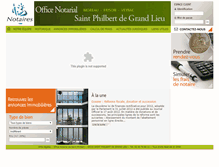 Tablet Screenshot of notaires-saint-philbert-de-grand-lieu.fr